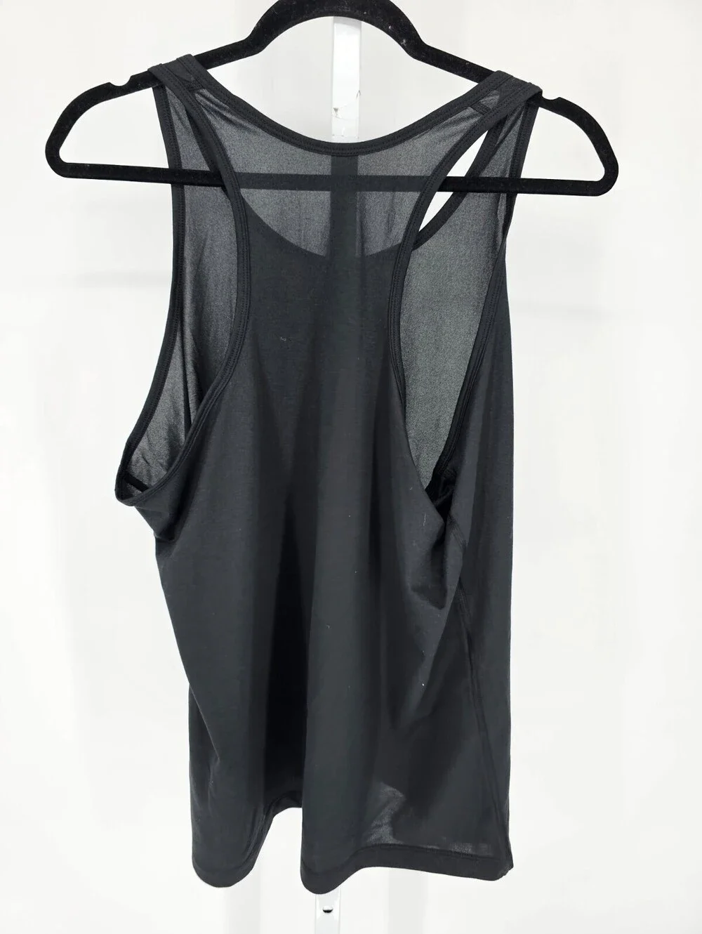Nike Black Women's Mesh-Back Tank Top